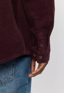 Utility Overshirt, Burgundy, M