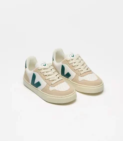 V-10 Sneakers, White Brittany Almond, 37
