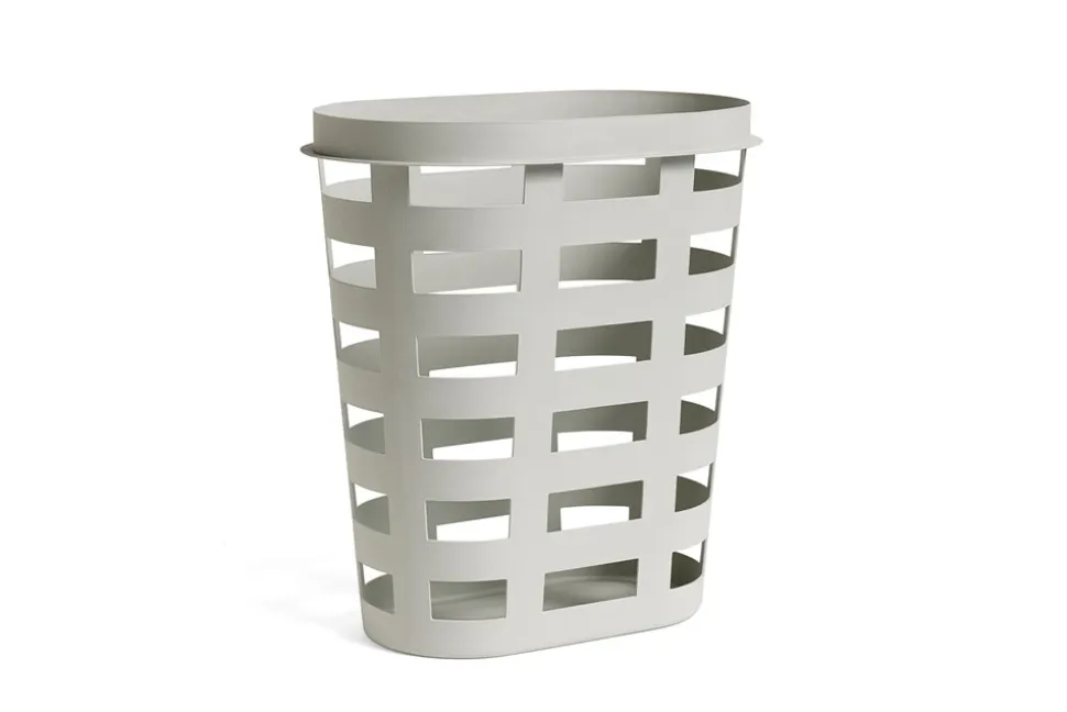 Vasketøjskurv, Grå, L