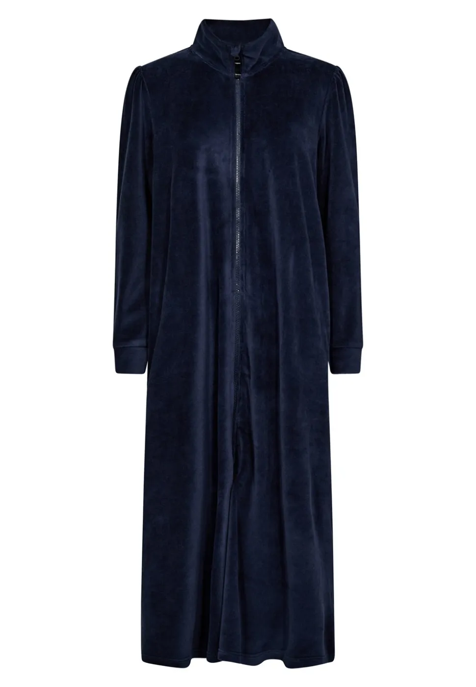 Velour Morgenkåbe, Navy, L