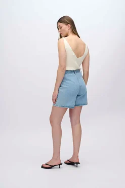 Veneda Denimshorts, Light Blue, 36