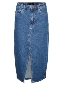 Veri Denimnederdel, Medium Blue Denim, M