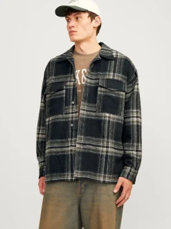 Vesterbro Check Overshirt, Forest River, S
