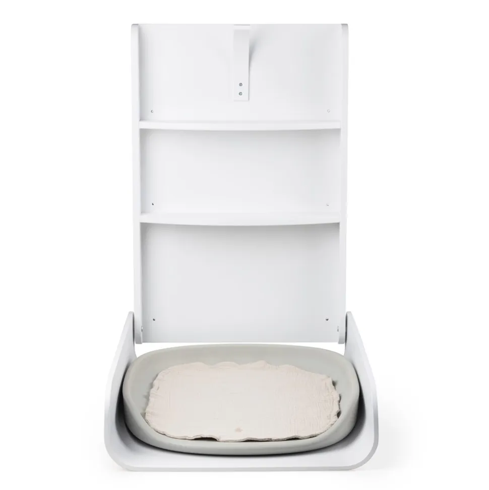 Væghængt Puslebord, Classic White