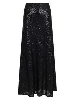 Vicky Sequins Nederdel, Sort, 36