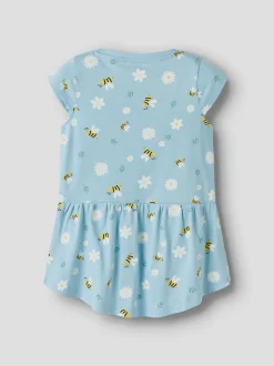 Vigga Kjole, Cool Blue Bubblebee, 104 cm