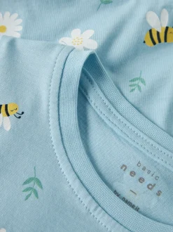 Vigga Kjole, Cool Blue Bubblebee, 104 cm