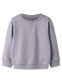 Vima Sweatshirt, Lavender Gray, 104 cm