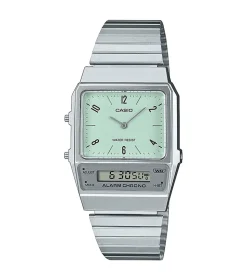 Vintage AQ-800E-3AEF Anadigi Ur, Silver, 32 mm