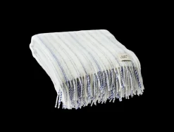 Violeta Plaid, White/Blue, 130x200 cm