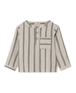 Vira Skjorte, Hedge Green/Sandshell, 122 cm