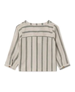 Vira Skjorte, Hedge Green/Sandshell, 122 cm