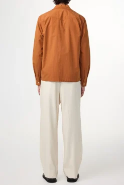 Virgil Zip Overshirt, Caramel, S