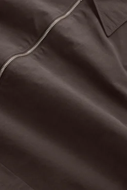 Virgil Zip Overshirt, Deep Truffle, XXL