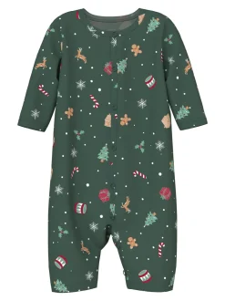 Vismas Baby Natdragt. Botanical Garden Xmas AOP, 56 cm