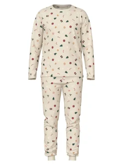 Vismas Pyjamassæt, Whitecap Gray Xmas AOP, XS