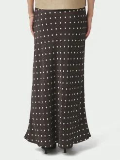 Viso Dot Nederdel, Dark Brown, 42