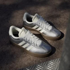 VL Court 3.0 Sneakers, Silver Metallic/Off White/Gum5, 38