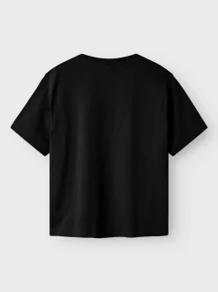 Vobbo T-shirt, Black, 146-152 cm