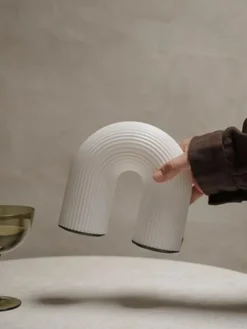 Vuelta Portable Lamp, White