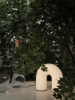 Vuelta Portable Lamp, White