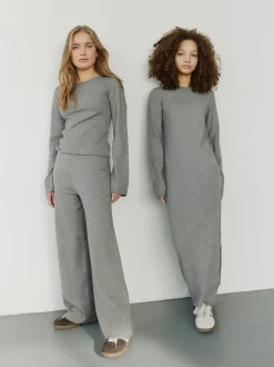 VulaSY Bukser, Grey Melange, 140 cm