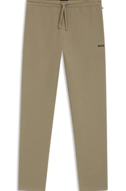 Waffle Pyjamas Bukser, Open Brown, XXL