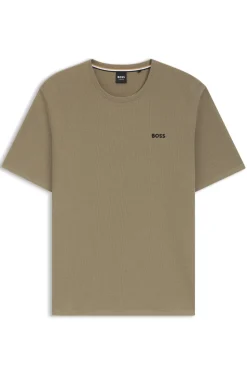 Waffle Pyjamas T-shirt, Open Brown, XL