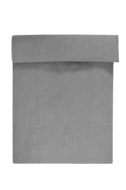 Waffle Sengetæppe, Mørk Grå, 240x260 cm