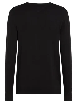 Wcc Essential Crew Neck Striktrøje, Black, XL