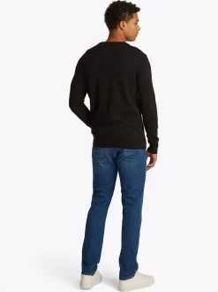 Wcc Essential Crew Neck Striktrøje, Black, XL