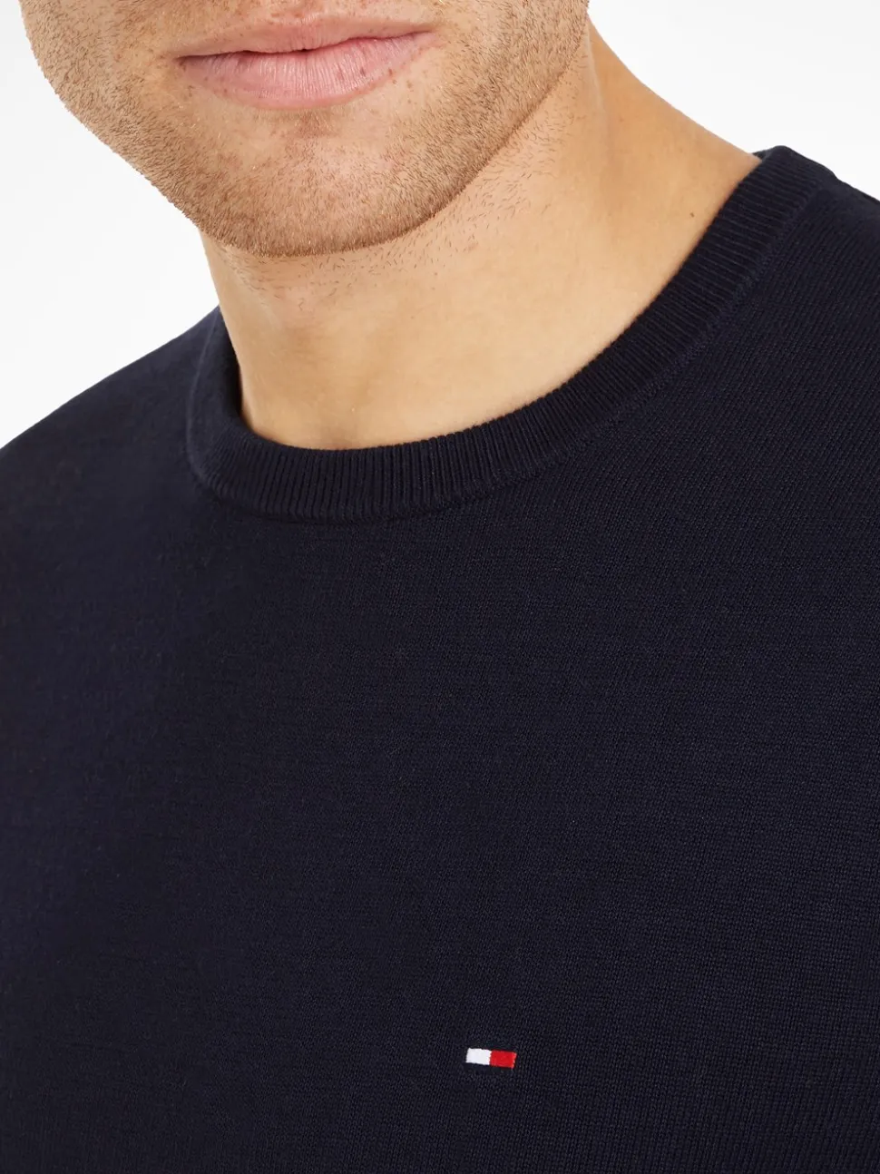 Wcc Essential Crew Neck Striktrøje, Desert Sky, 3XL