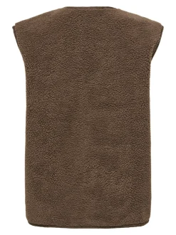 Wendy Teddy Vest, Chestnut, XL