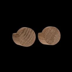 Wood Knot 2-pak Knage, Oiled