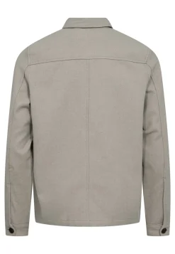 Wool Overshirt, Grey, XXL