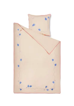 X KimPop Lollipop Sengetøj, Sand, 140x200 cm