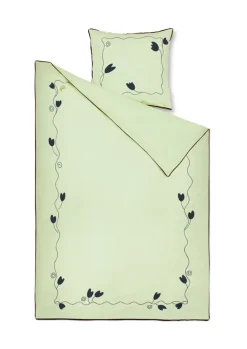 X KimPop Lollipop Sengetøj, Light Green, 140x220 cm