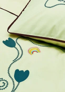 X KimPop Lollipop Sengetøj, Light Green, 140x220 cm