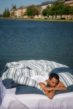 X Mads Barfod Streamline Sengetøj, Aqua, 140x200 cm