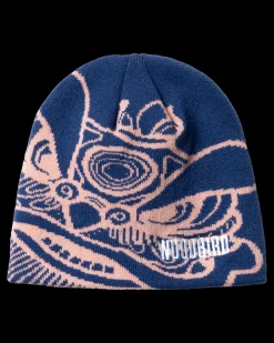 Yan Lion JQ Beanie, Blue-Pink