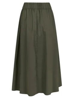 Yara Poplin Nederdel, Army, 36