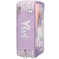 Ylvi Tripple Penalhus, Lilla/Lyserød