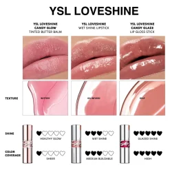 YSL Loveshine Candy Glaze Lipgloss Stick, 2 Healthy Glow Plumper