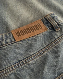 Yuto Aged Jeans, Dark Blue, W34/L34