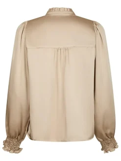 Zamola Bluse, Dark Sand, 38
