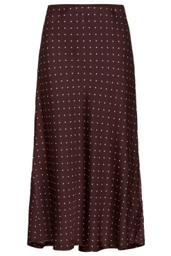 ZaniaIW Nederdel, Brown Bordeaux Small Dot, 44