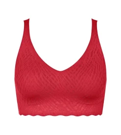 Zero Feel Bliss Festive Bralette, Shanghai Red, M