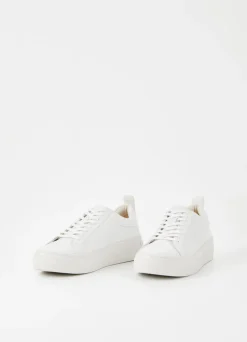 Zoe Platform Sneakers, White, 35