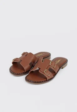 Zola Sandaler, Cognac, 38