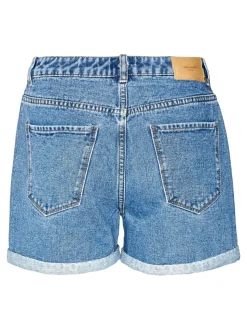 Zuri Loose Shorts, Medium Blue Denim, S